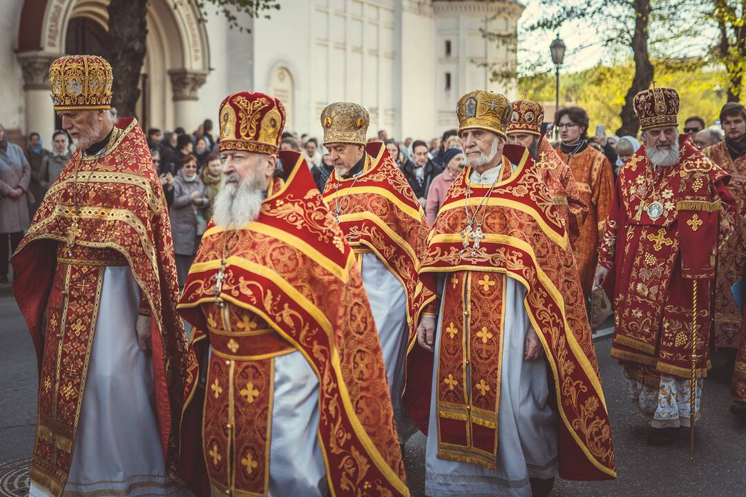 Religinė procesija už Bažnyčios vienybę Vilniuje