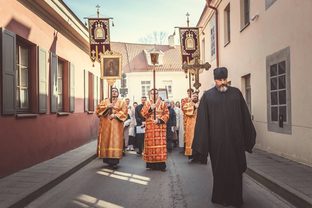 Religinė procesija už Bažnyčios vienybę Vilniuje