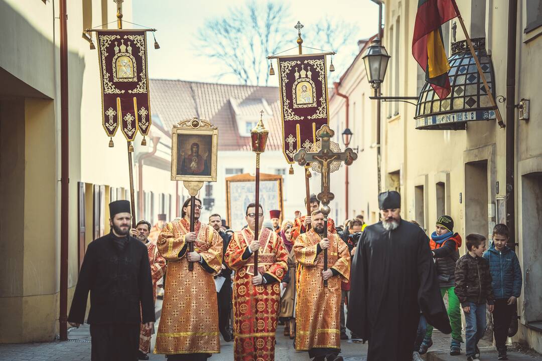Religinė procesija už Bažnyčios vienybę Vilniuje