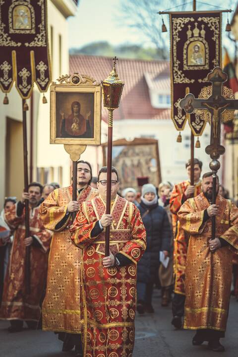 Religinė procesija už Bažnyčios vienybę Vilniuje