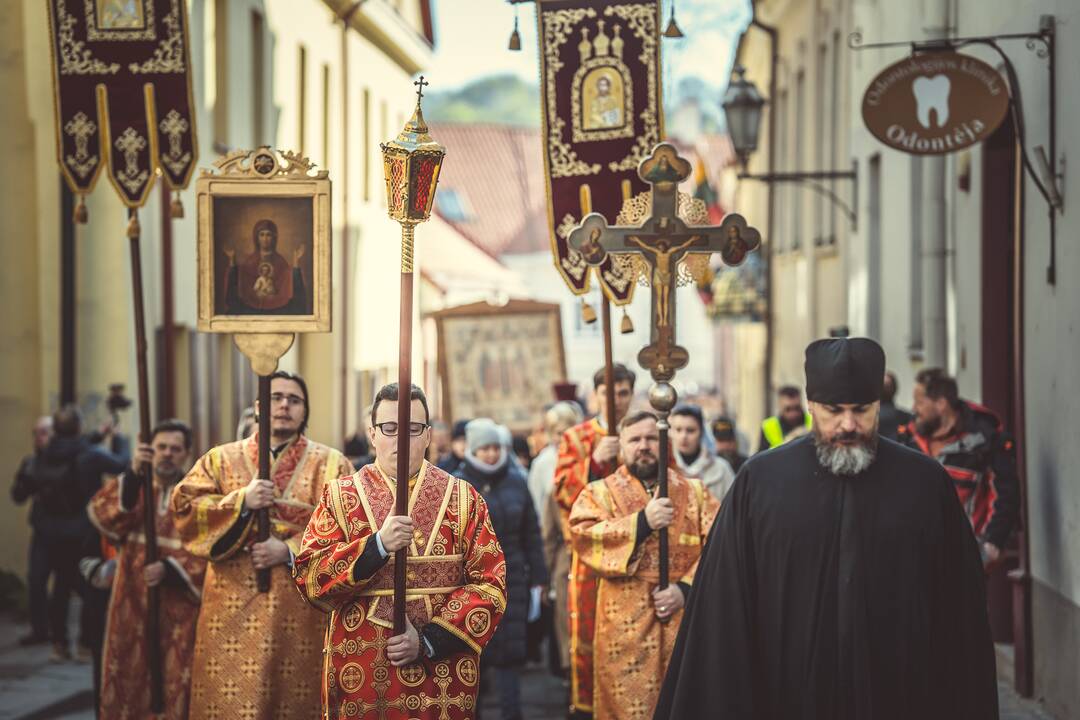 Religinė procesija už Bažnyčios vienybę Vilniuje