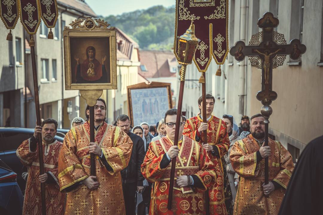 Religinė procesija už Bažnyčios vienybę Vilniuje