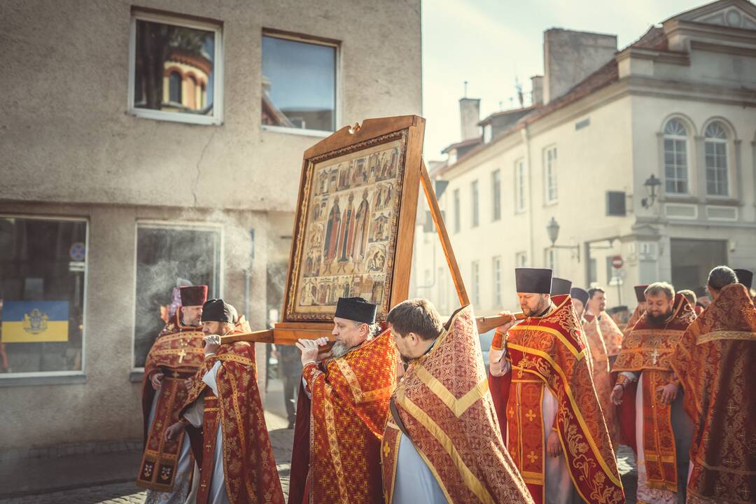 Religinė procesija už Bažnyčios vienybę Vilniuje