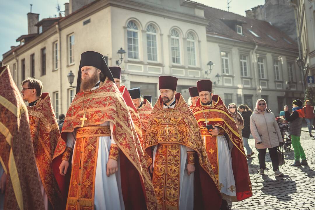 Religinė procesija už Bažnyčios vienybę Vilniuje