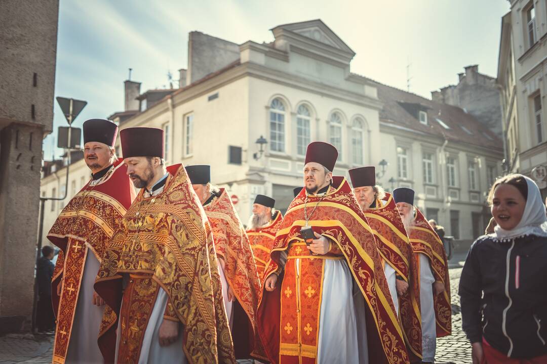 Religinė procesija už Bažnyčios vienybę Vilniuje