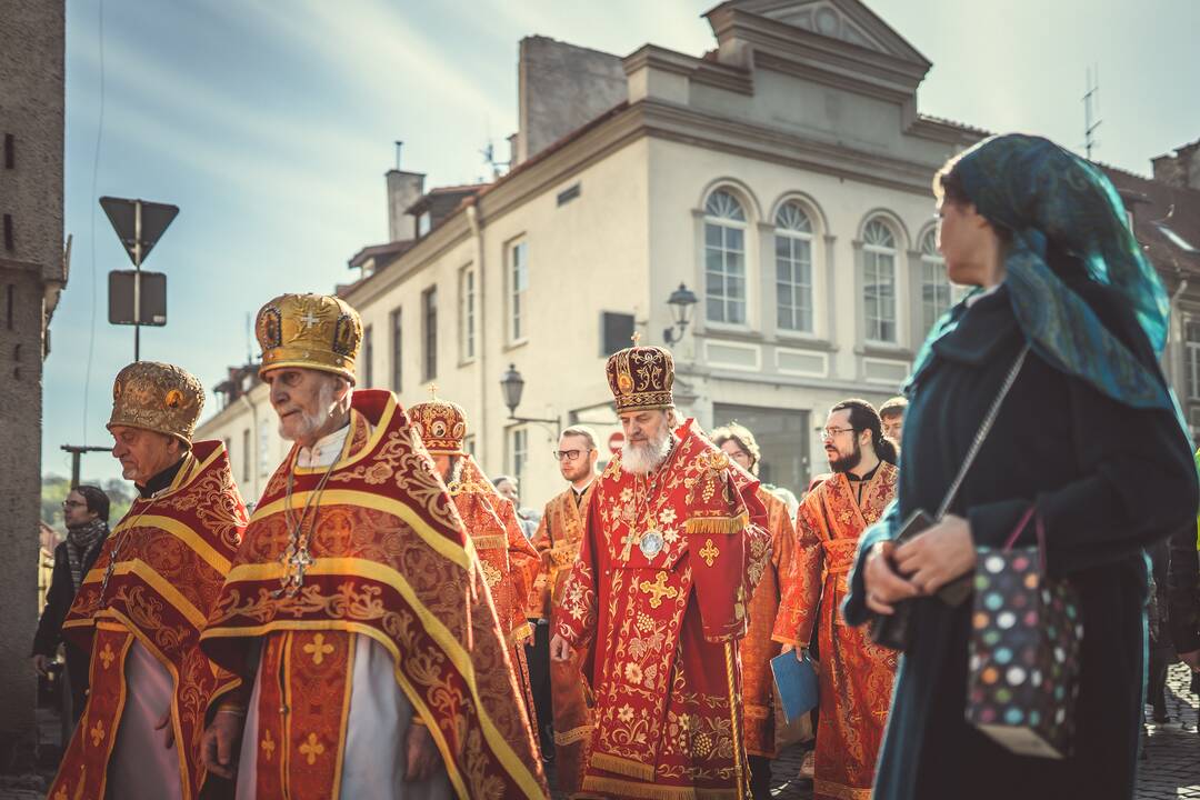 Religinė procesija už Bažnyčios vienybę Vilniuje