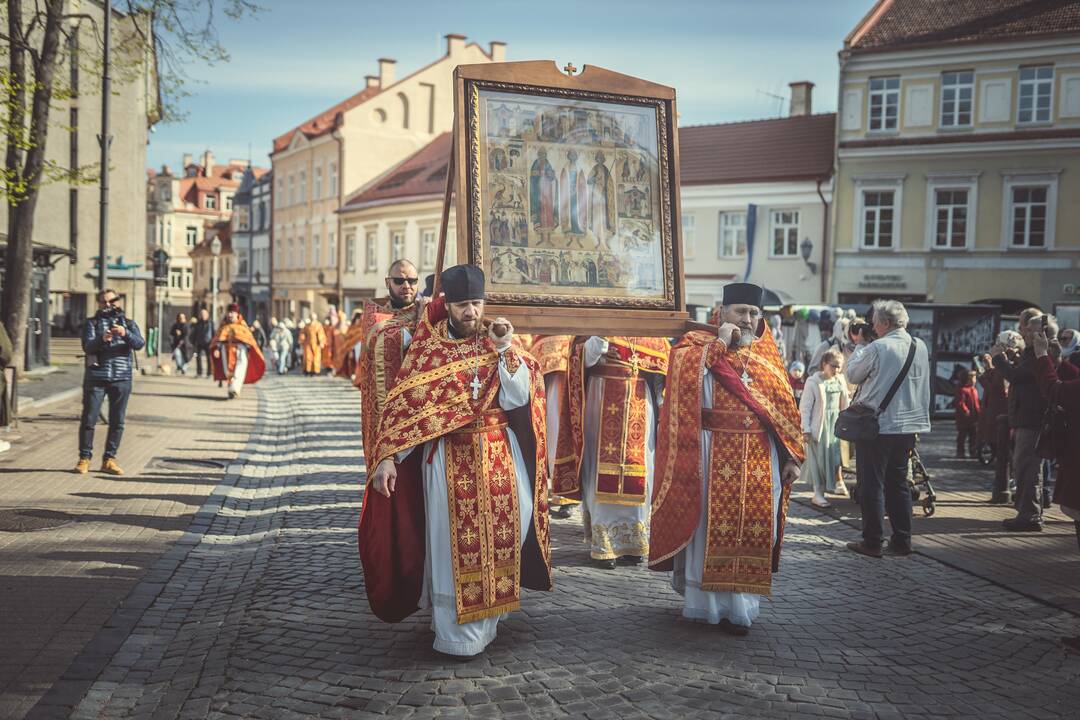 Religinė procesija už Bažnyčios vienybę Vilniuje