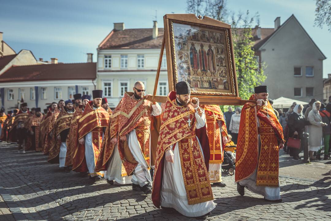 Religinė procesija už Bažnyčios vienybę Vilniuje