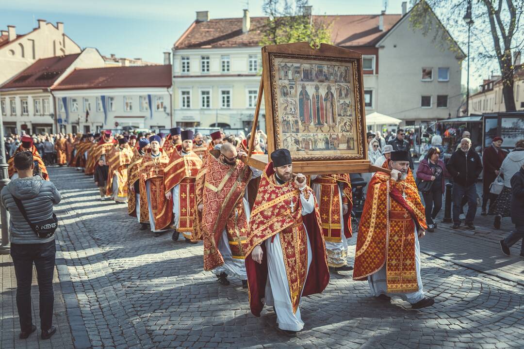 Religinė procesija už Bažnyčios vienybę Vilniuje
