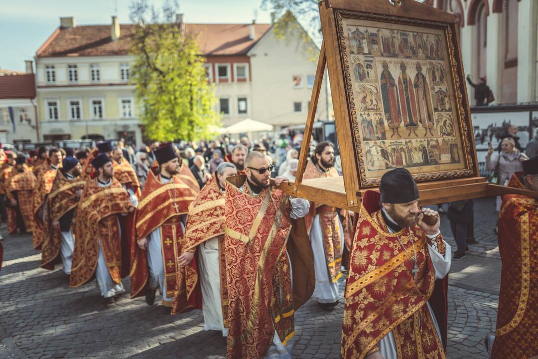 Religinė procesija už Bažnyčios vienybę Vilniuje