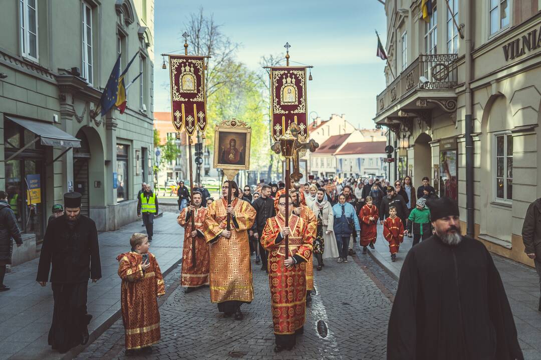 Religinė procesija už Bažnyčios vienybę Vilniuje