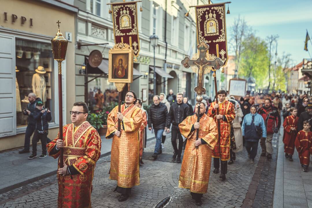 Religinė procesija už Bažnyčios vienybę Vilniuje