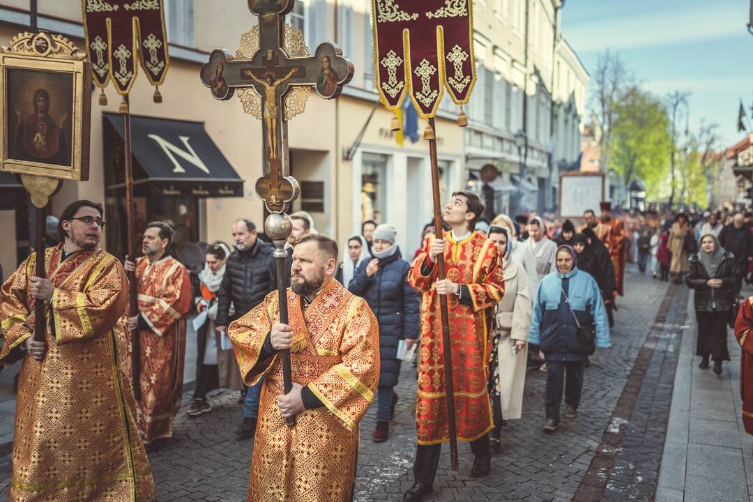 Religinė procesija už Bažnyčios vienybę Vilniuje