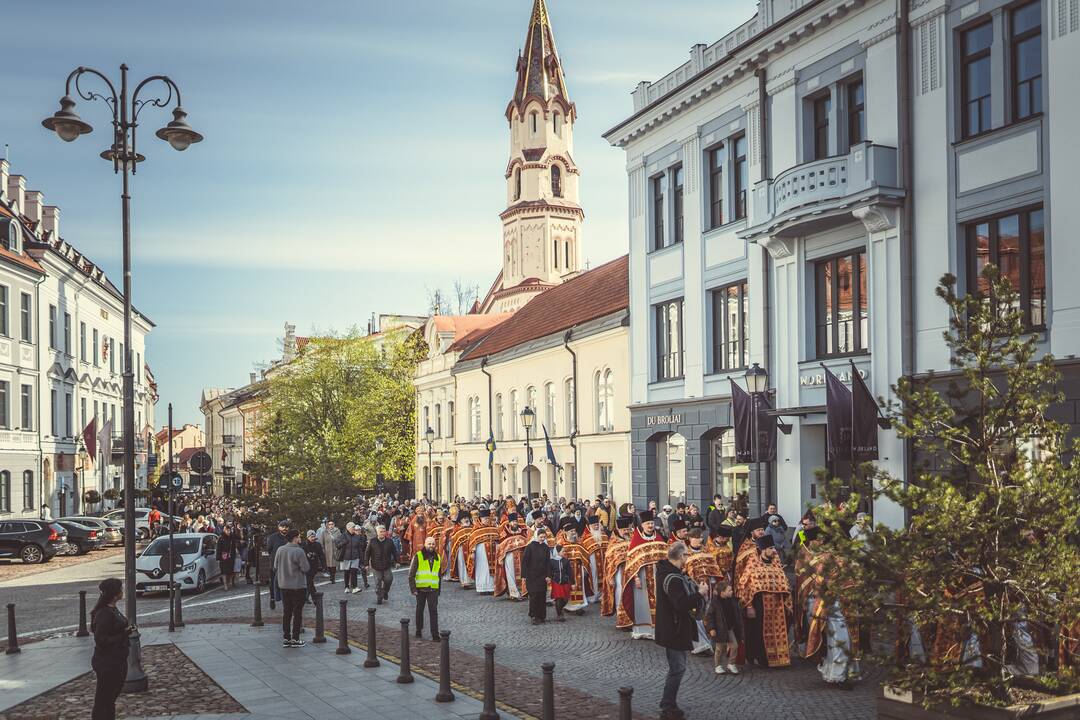 Religinė procesija už Bažnyčios vienybę Vilniuje