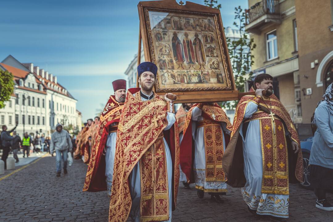 Religinė procesija už Bažnyčios vienybę Vilniuje