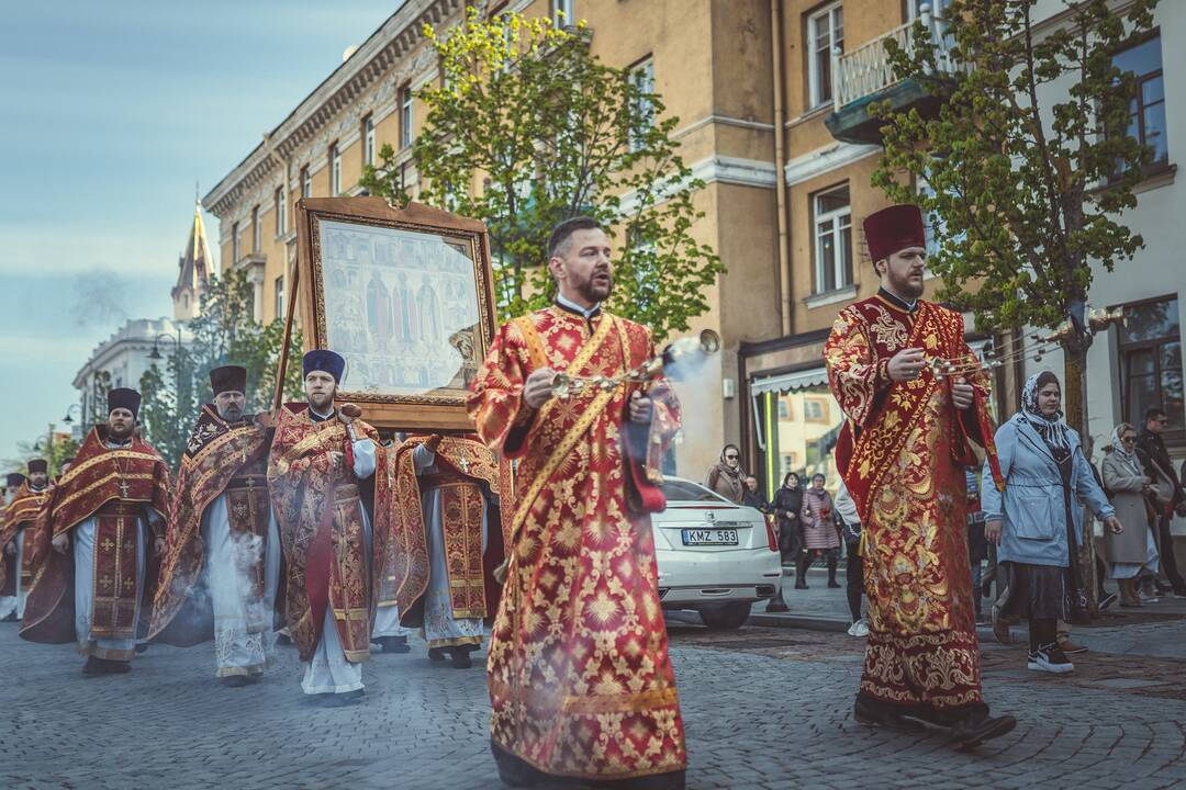 Religinė procesija už Bažnyčios vienybę Vilniuje