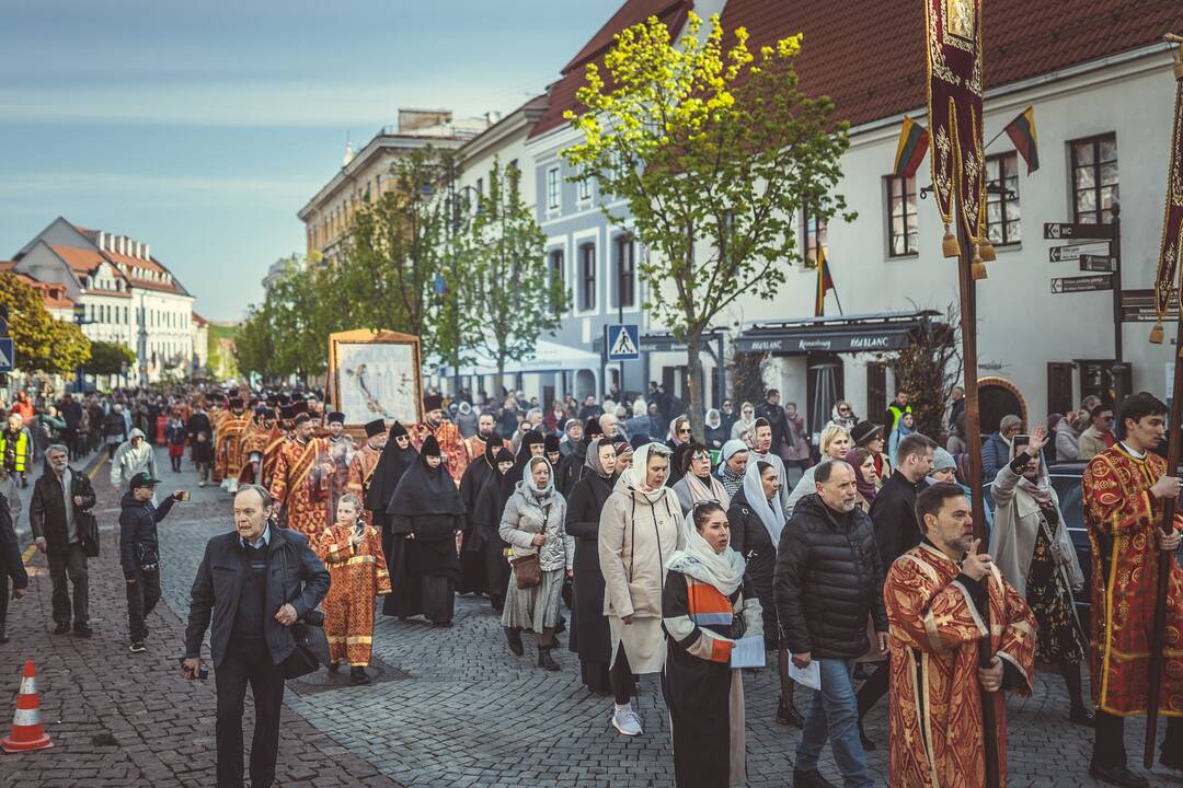 Religinė procesija už Bažnyčios vienybę Vilniuje