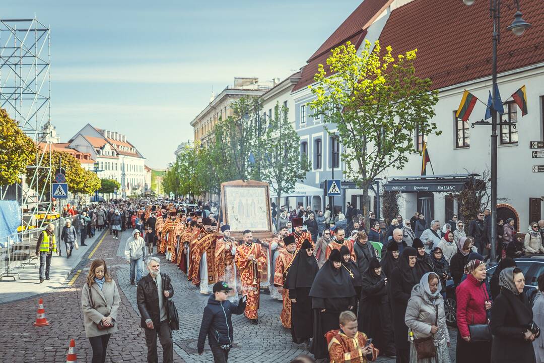 Religinė procesija už Bažnyčios vienybę Vilniuje