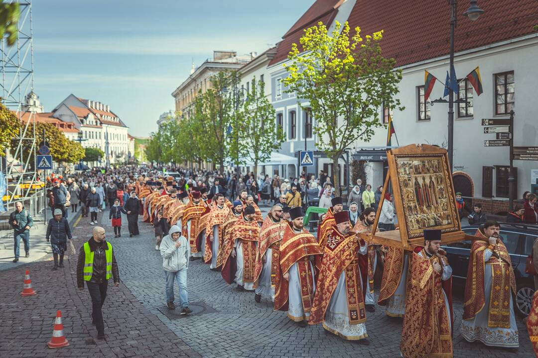 Religinė procesija už Bažnyčios vienybę Vilniuje