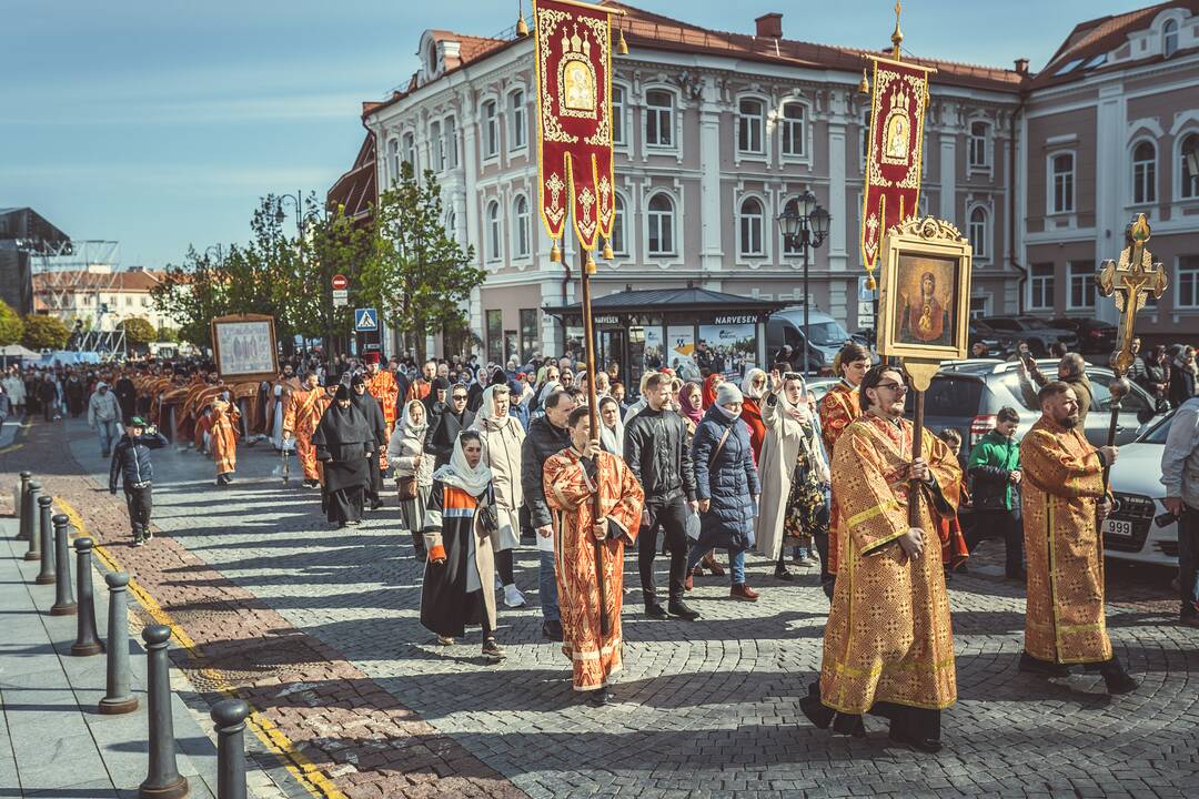 Religinė procesija už Bažnyčios vienybę Vilniuje