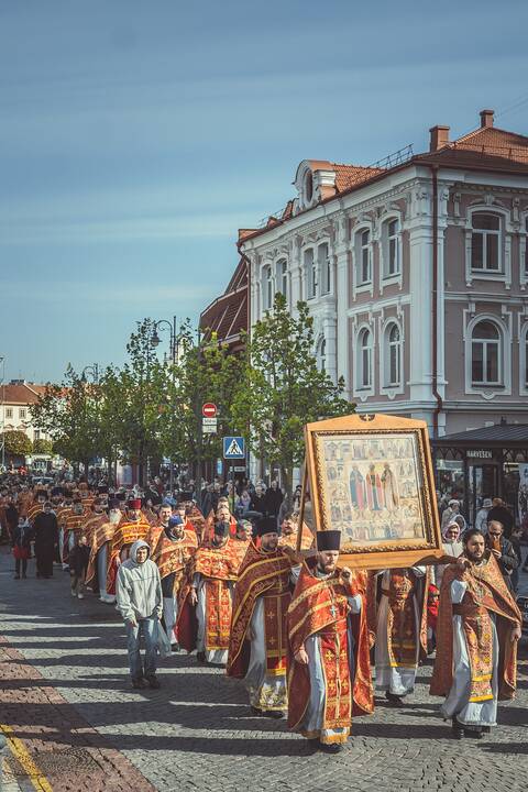 Religinė procesija už Bažnyčios vienybę Vilniuje