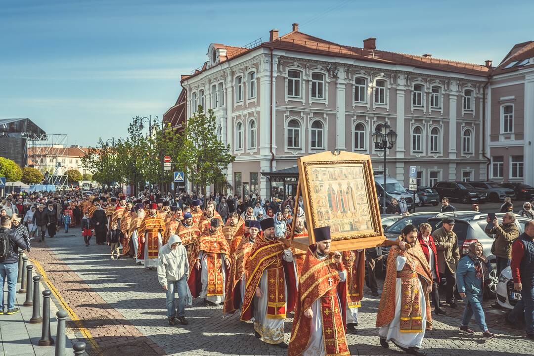 Religinė procesija už Bažnyčios vienybę Vilniuje