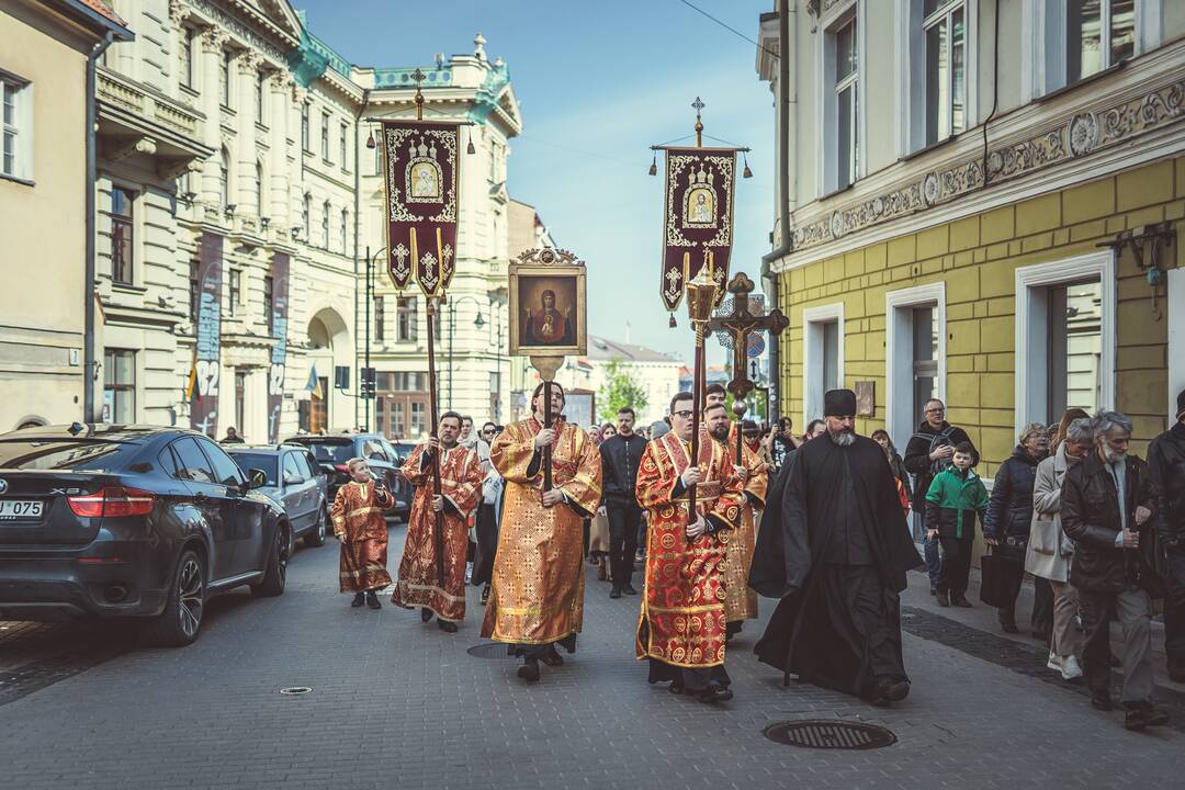 Religinė procesija už Bažnyčios vienybę Vilniuje