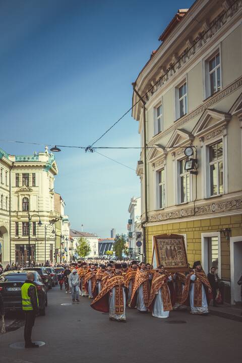 Religinė procesija už Bažnyčios vienybę Vilniuje