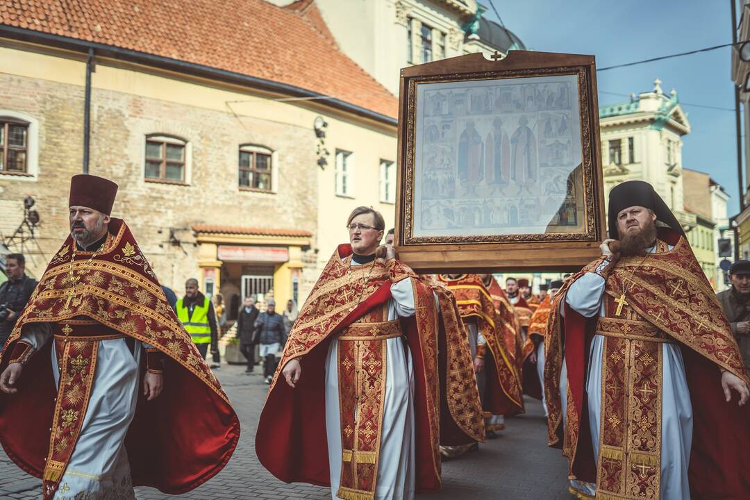 Religinė procesija už Bažnyčios vienybę Vilniuje