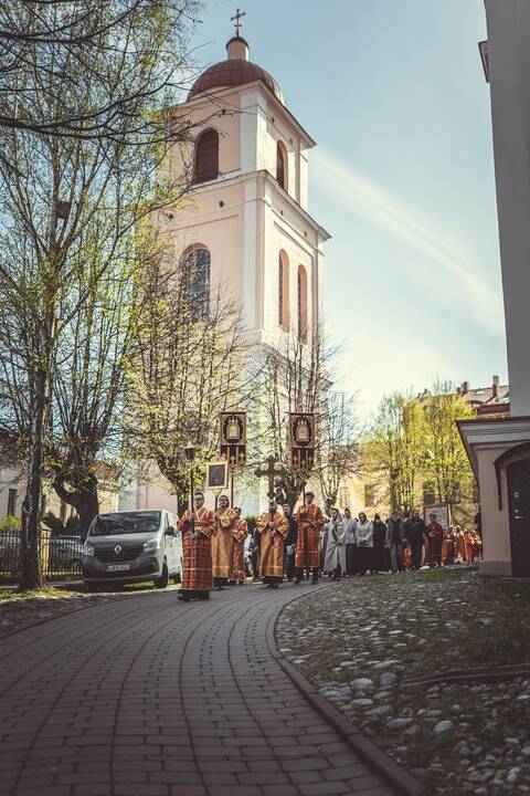 Religinė procesija už Bažnyčios vienybę Vilniuje