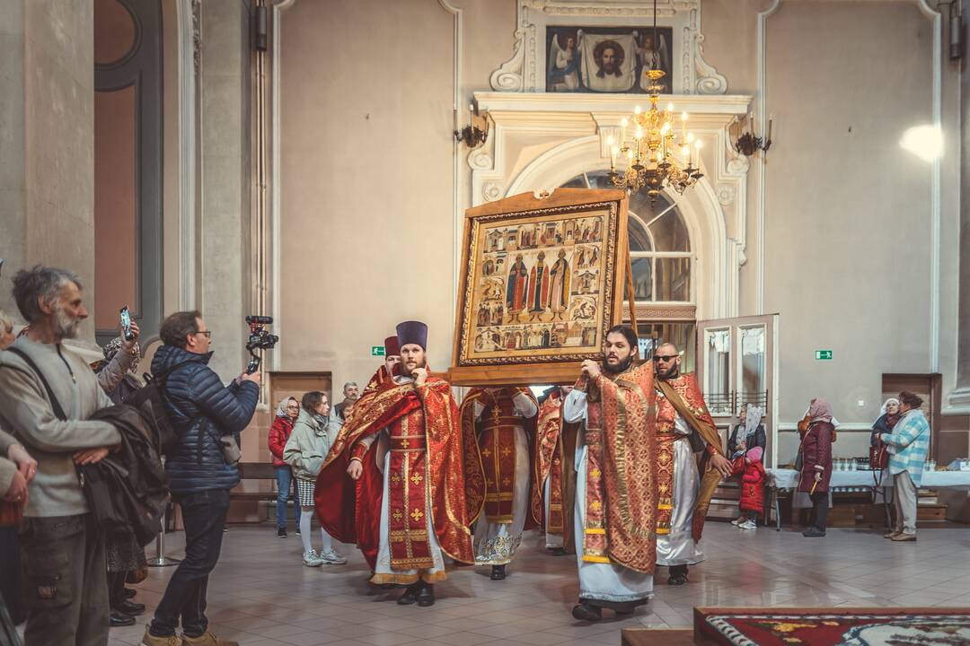 Religinė procesija už Bažnyčios vienybę Vilniuje