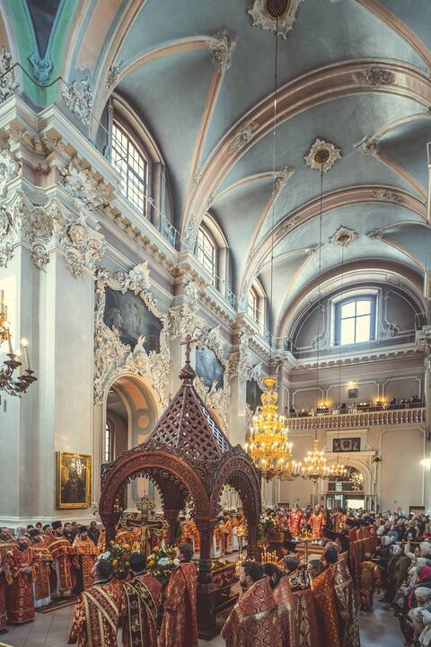 Religinė procesija už Bažnyčios vienybę Vilniuje