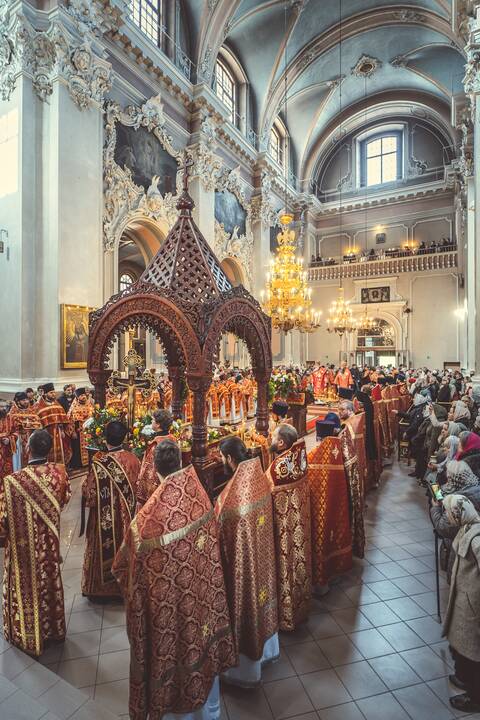 Religinė procesija už Bažnyčios vienybę Vilniuje