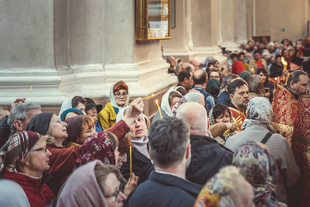 Religinė procesija už Bažnyčios vienybę Vilniuje