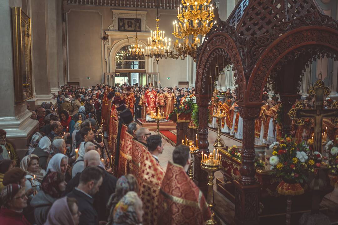 Religinė procesija už Bažnyčios vienybę Vilniuje