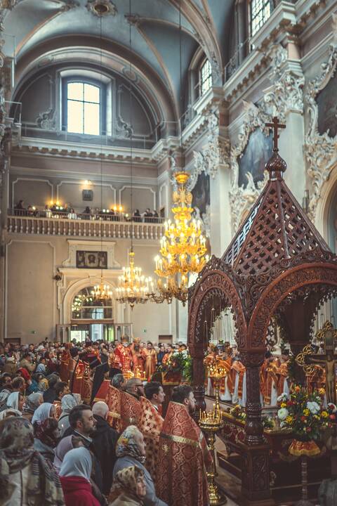 Religinė procesija už Bažnyčios vienybę Vilniuje