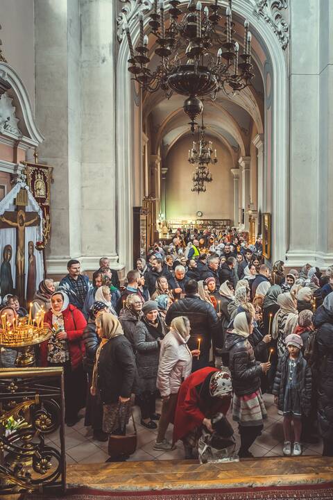 Religinė procesija už Bažnyčios vienybę Vilniuje