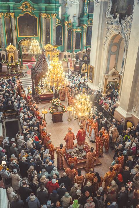Religinė procesija už Bažnyčios vienybę Vilniuje