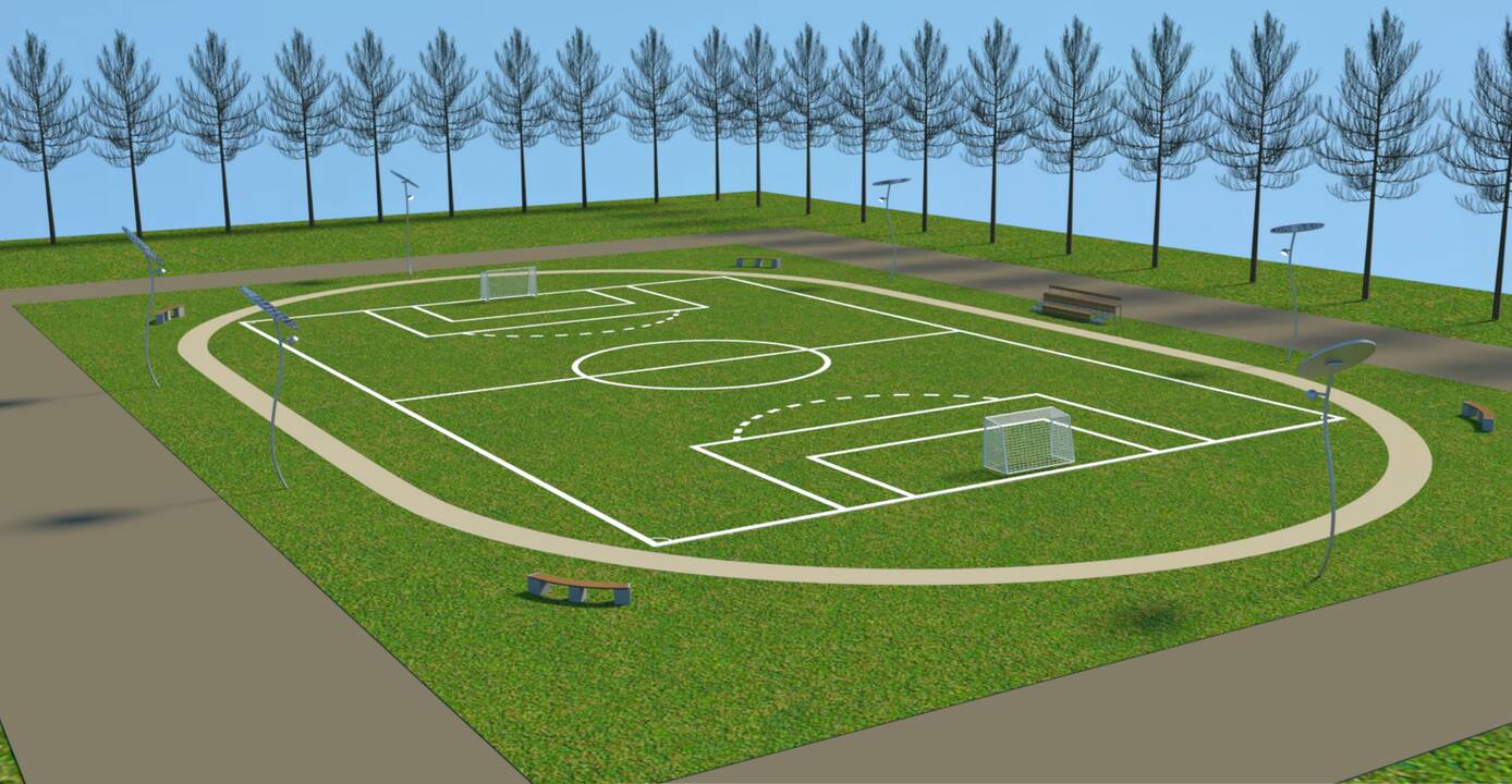 Plotas: naujasis kompleksas „Tennis Space“ įsikurs 8 ha teritorijoje. 