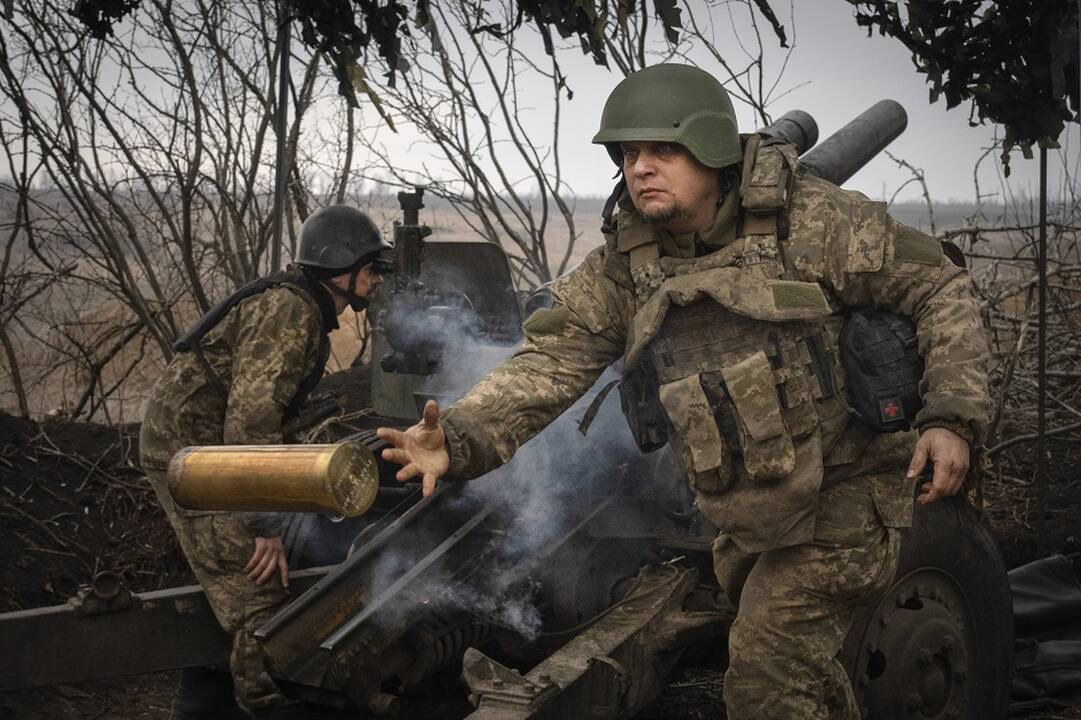 Ukrainiečiai teigia, kad Rusijos pajėgos praėjusią parą neteko 990 karių