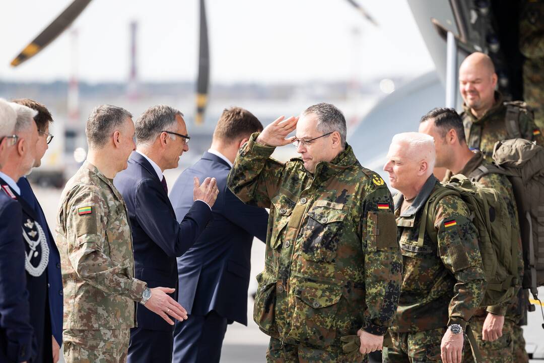  Į Lietuvą atvyko pirmieji Vokietijos brigados kariai