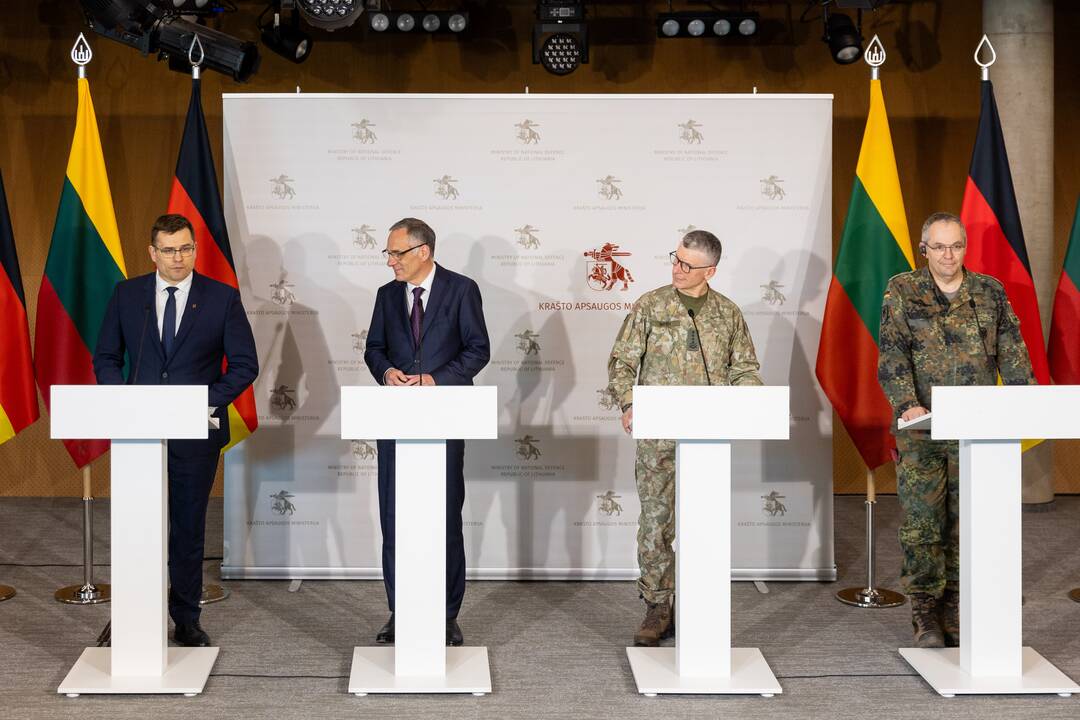  Į Lietuvą atvyko pirmieji Vokietijos brigados kariai