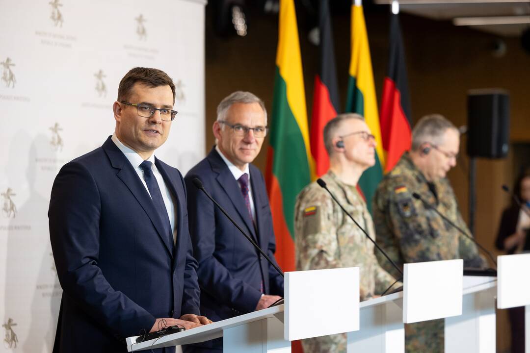  Į Lietuvą atvyko pirmieji Vokietijos brigados kariai