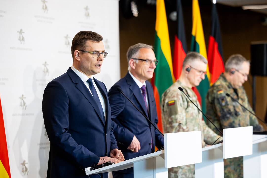  Į Lietuvą atvyko pirmieji Vokietijos brigados kariai