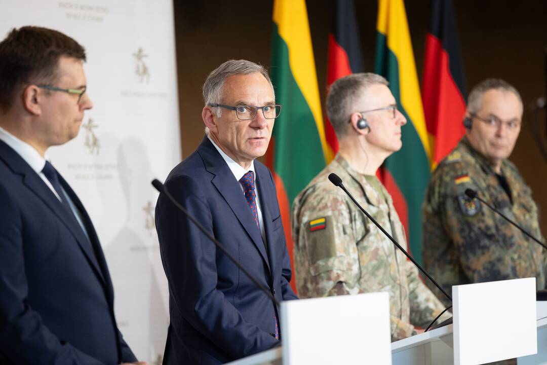  Į Lietuvą atvyko pirmieji Vokietijos brigados kariai