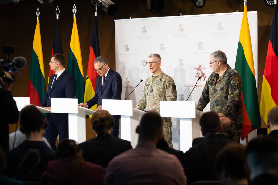  Į Lietuvą atvyko pirmieji Vokietijos brigados kariai