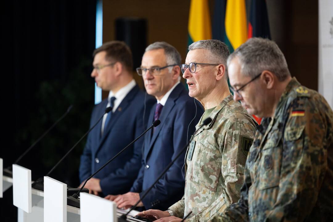  Į Lietuvą atvyko pirmieji Vokietijos brigados kariai