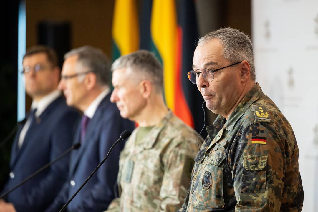  Į Lietuvą atvyko pirmieji Vokietijos brigados kariai