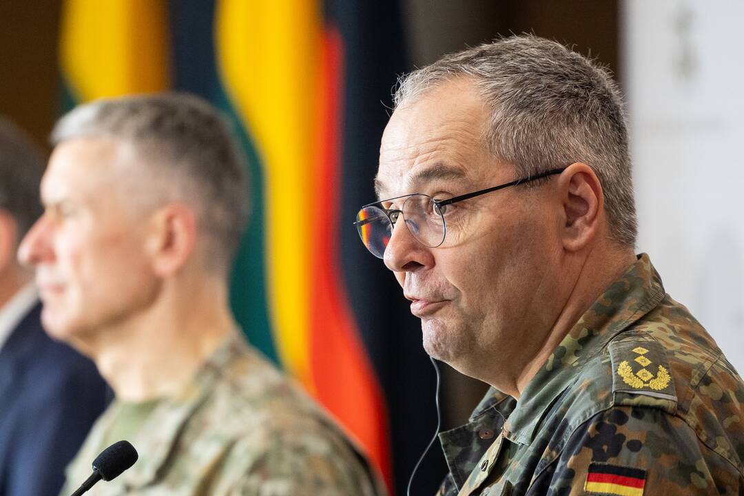  Į Lietuvą atvyko pirmieji Vokietijos brigados kariai