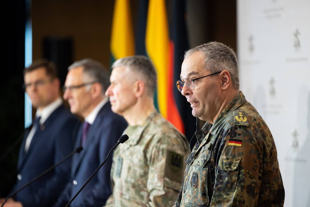  Į Lietuvą atvyko pirmieji Vokietijos brigados kariai